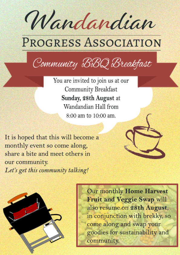 Community Brekky Flyer