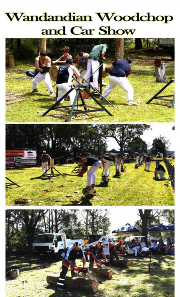Wandandian Woodchop competitiors