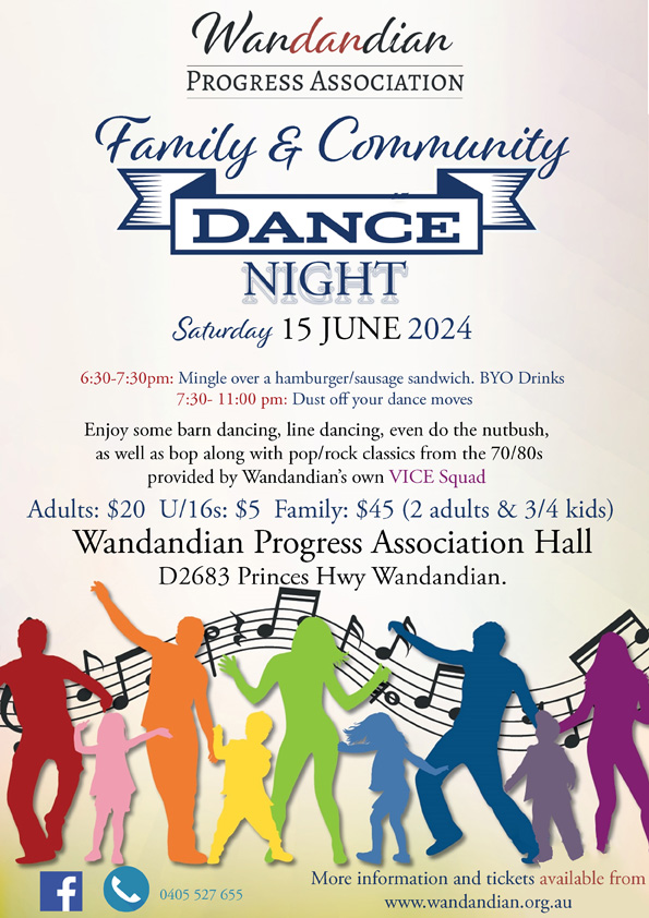 Family Dance night flyer