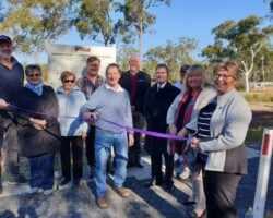 Wandandian Progress Association members, Councillors and staff present for the Official Opening of the Wandean Road Pathway Wandandian Progress Association members, Councillors and staff