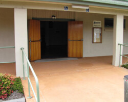 Progress Hall entry