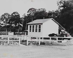 School removal and re-location June 1970 School removal and re-location June 1970
